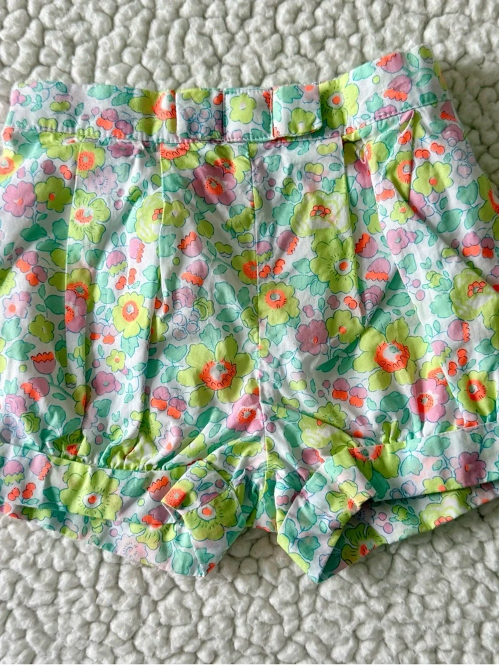 Jacadi Pink Polka Dot Bloomers & Multicolor Floral Diaper Covers
